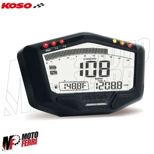 MF2269 Cruscotto Strumentazione Universale KOSO DB-02R Road Scooter Moto TMax