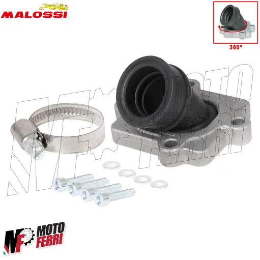 MF2713 Collettore Carburatore PHBG 19 / 21 Malossi X360 Scarabeo 50 2T Minarelli